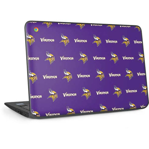 NFL Minnesota Vikings Blitz Series HP Chromebook Skin