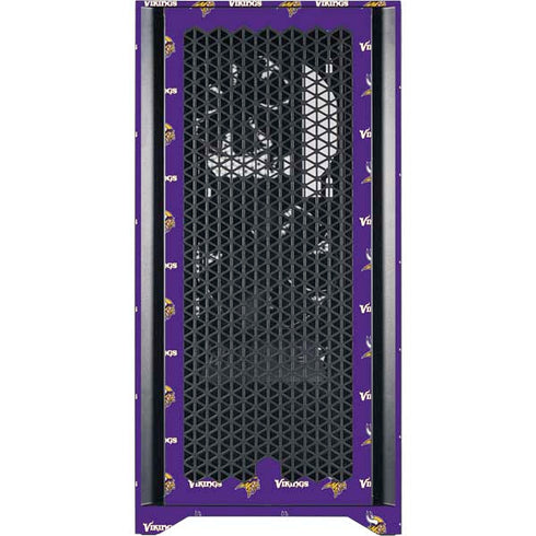 NFL Minnesota Vikings Blitz Series Corsair 4000D Tempered Glass Mid-Tower ATX Case Skin
