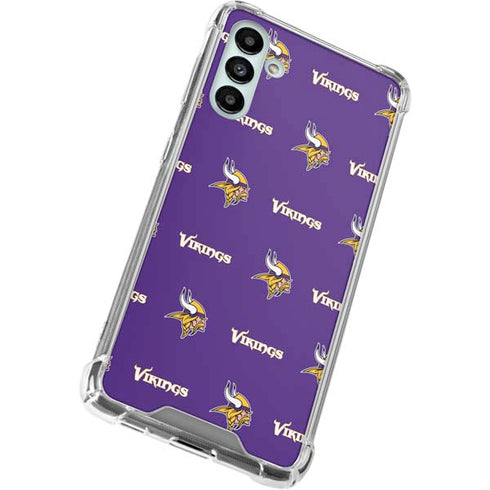 NFL Minnesota Vikings Blitz Series Galaxy A13 5G Clear Case