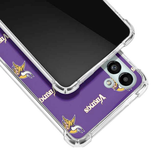 NFL Minnesota Vikings Blitz Series Galaxy A13 5G Clear Case