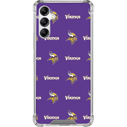 NFL Minnesota Vikings Blitz Series Galaxy A14 5G Clear Case
