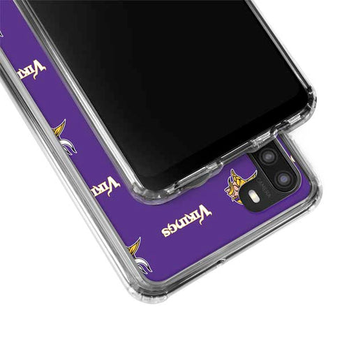 NFL Minnesota Vikings Blitz Series Galaxy A21 Clear Case