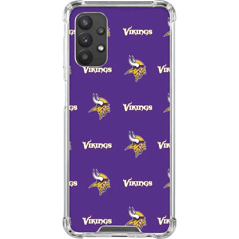 NFL Minnesota Vikings Blitz Series Galaxy A32 5G Clear Case