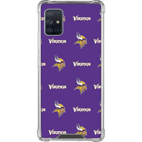 NFL Minnesota Vikings Blitz Series Galaxy A51 5G Clear Case
