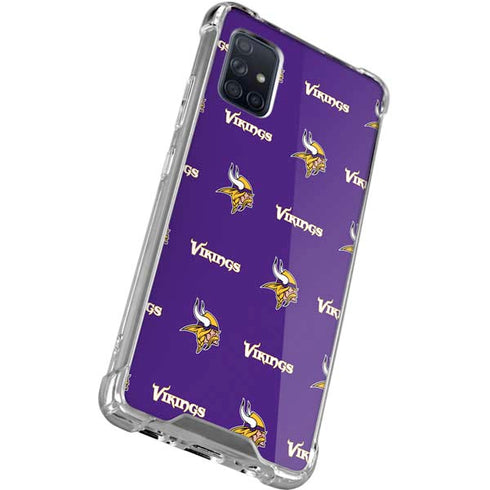 NFL Minnesota Vikings Blitz Series Galaxy A51 5G Clear Case