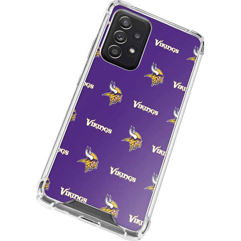 NFL Minnesota Vikings Blitz Series Galaxy A52 5G Clear Case