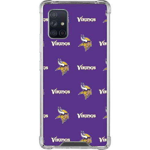 NFL Minnesota Vikings Blitz Series Galaxy A71 5G Clear Case