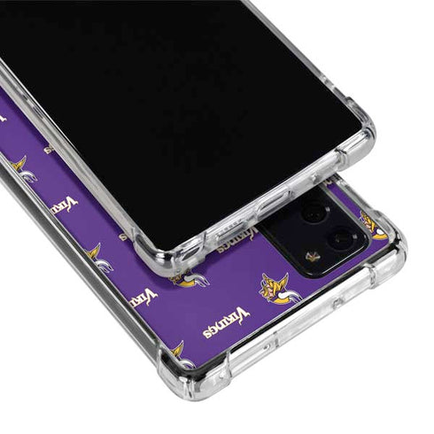 NFL Minnesota Vikings Blitz Series Galaxy Note20 5G Clear Case