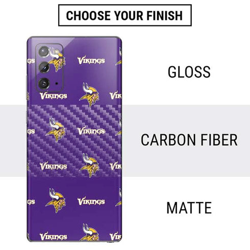 NFL Minnesota Vikings Blitz Series Galaxy Note20 5G Skin