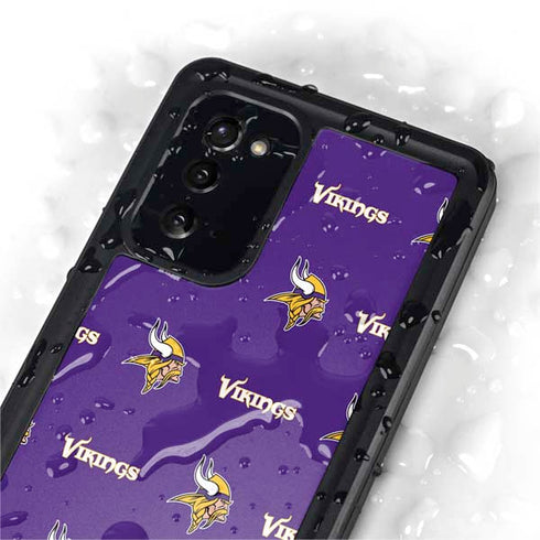 NFL Minnesota Vikings Blitz Series Galaxy Note20 5G Waterproof Case