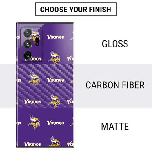 NFL Minnesota Vikings Blitz Series Galaxy Note20 Ultra 5G Skin