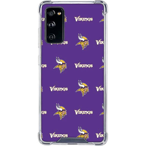 NFL Minnesota Vikings Blitz Series Galaxy S20 FE Clear Case