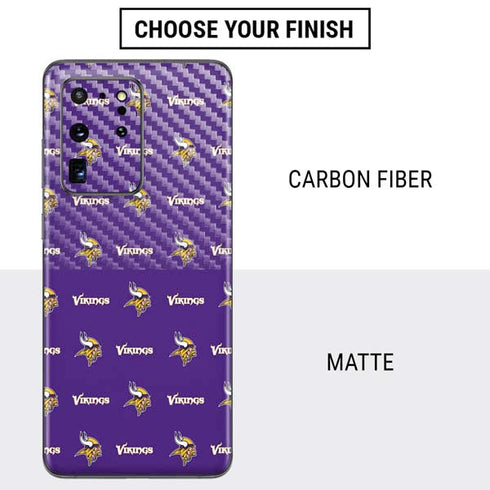 NFL Minnesota Vikings Blitz Series Galaxy S20 Ultra 5G Skin