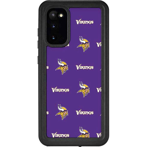 NFL Minnesota Vikings Blitz Series Galaxy S20 Waterproof Case