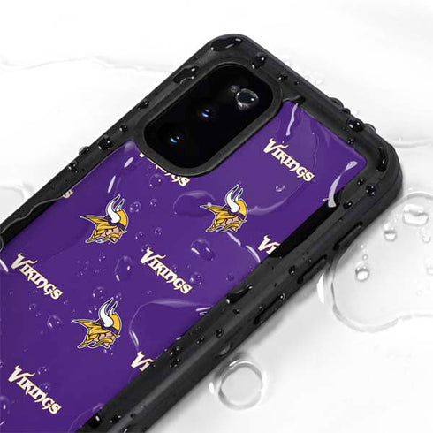 NFL Minnesota Vikings Blitz Series Galaxy S20 Waterproof Case