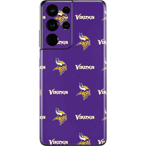 NFL Minnesota Vikings Blitz Series Galaxy S21 Ultra 5G Skin