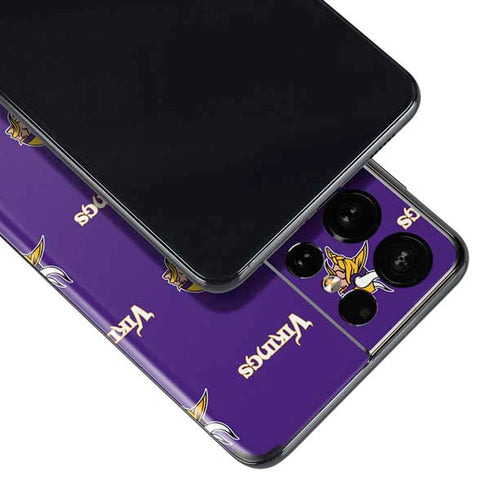 NFL Minnesota Vikings Blitz Series Galaxy S21 Ultra 5G Skin