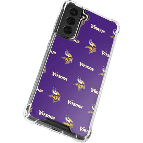 NFL Minnesota Vikings Blitz Series Galaxy S22 Plus Clear Case