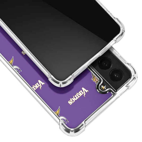NFL Minnesota Vikings Blitz Series Galaxy S22 Plus Clear Case