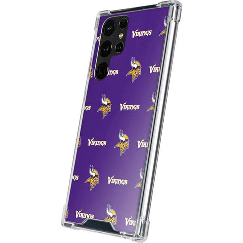 NFL Minnesota Vikings Blitz Series Galaxy S22 Ultra Clear Case