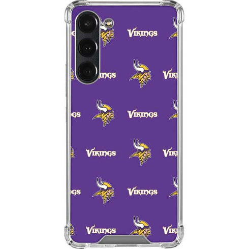 NFL Minnesota Vikings Blitz Series Galaxy S23 Plus Clear Case