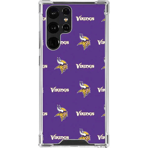 NFL Minnesota Vikings Blitz Series Galaxy S24 Ultra Clear Case