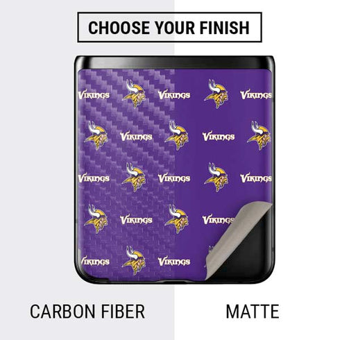 NFL Minnesota Vikings Blitz Series Galaxy Z Flip Skin