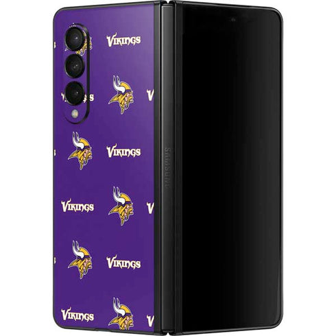 NFL Minnesota Vikings Blitz Series Galaxy Z Fold3 5G Skin