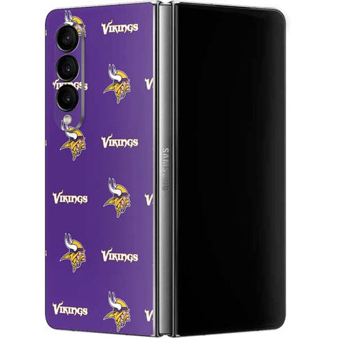NFL Minnesota Vikings Blitz Series Galaxy Z Fold4 5G Skin