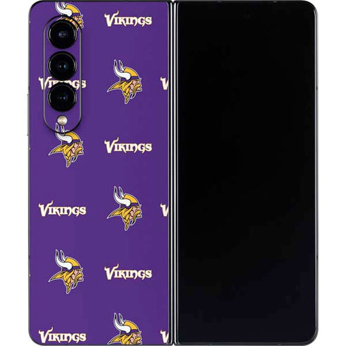 NFL Minnesota Vikings Blitz Series Galaxy Z Fold4 5G Skin
