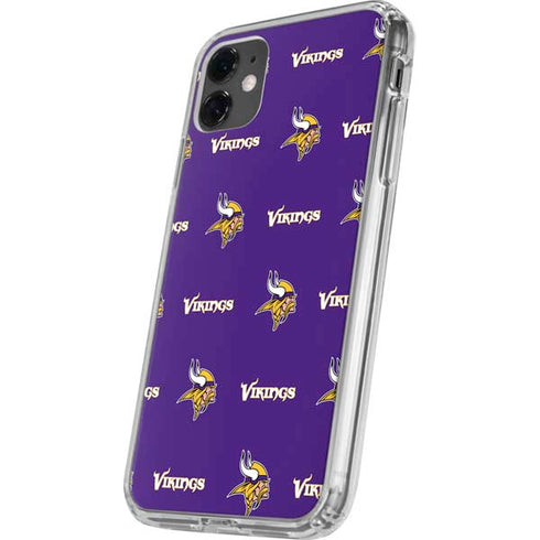 NFL Minnesota Vikings Blitz Series iPhone 11 Clear Case