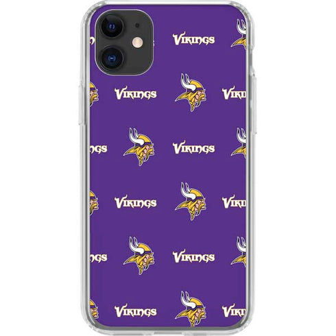 NFL Minnesota Vikings Blitz Series iPhone 11 Clear Case