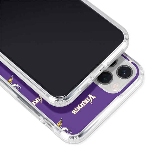 NFL Minnesota Vikings Blitz Series iPhone 11 Pro Clear Case
