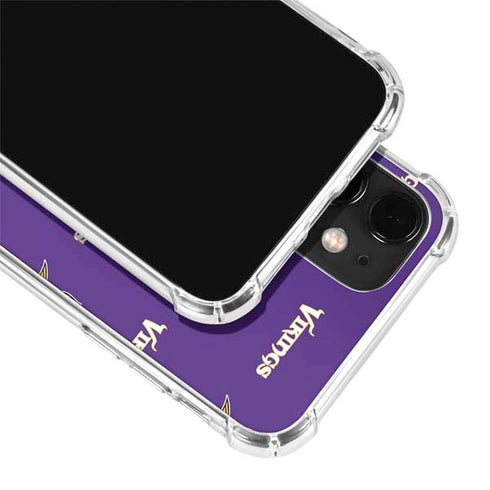 NFL Minnesota Vikings Blitz Series iPhone 12 Clear Case