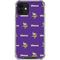 NFL Minnesota Vikings Blitz Series iPhone 12 Mini Clear Case