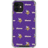 NFL Minnesota Vikings Blitz Series iPhone 12 Mini Clear Case