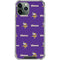 NFL Minnesota Vikings Blitz Series iPhone 12 Pro Clear Case