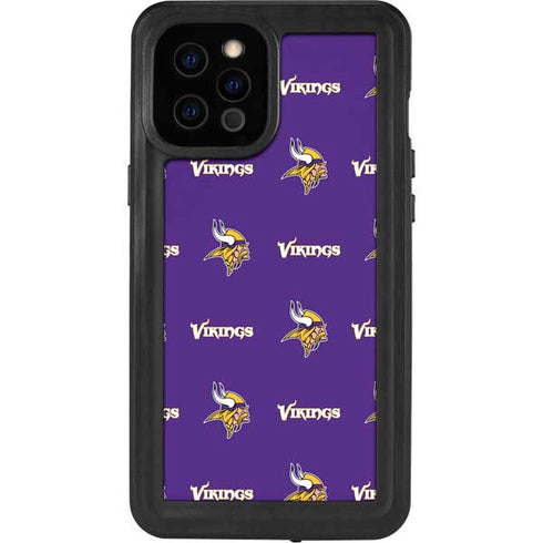 NFL Minnesota Vikings Blitz Series iPhone 12 Pro Max Waterproof Case