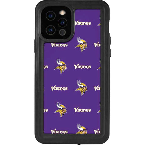 NFL Minnesota Vikings Blitz Series iPhone 12 Pro Waterproof Case