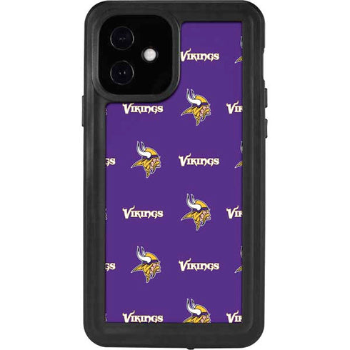 NFL Minnesota Vikings Blitz Series iPhone 12 Waterproof Case