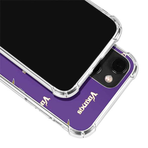NFL Minnesota Vikings Blitz Series iPhone 13 Mini Clear Case
