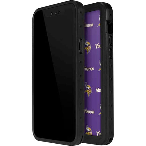NFL Minnesota Vikings Blitz Series iPhone 13 Mini Waterproof Case