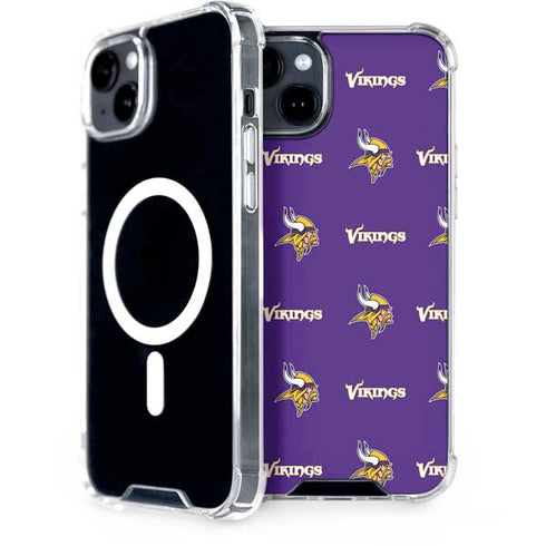NFL Minnesota Vikings Blitz Series iPhone 15 Plus MagSafe Case