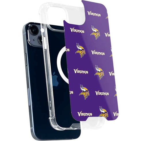 NFL Minnesota Vikings Blitz Series iPhone 15 Plus MagSafe Case