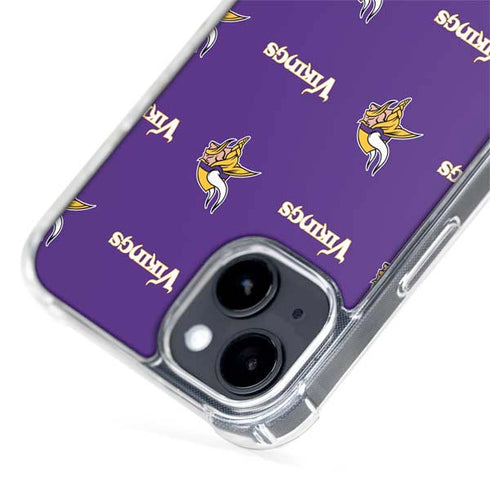NFL Minnesota Vikings Blitz Series iPhone 15 Plus MagSafe Case