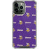 NFL Minnesota Vikings Blitz Series iPhone 15 Pro Max Clear Case