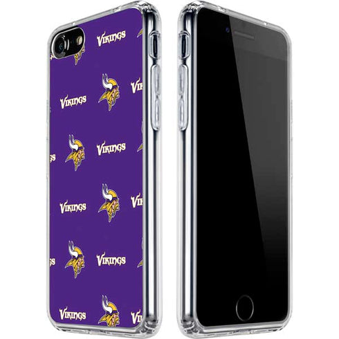 NFL Minnesota Vikings Blitz Series iPhone SE (2nd & 3rd Gen) Clear Case