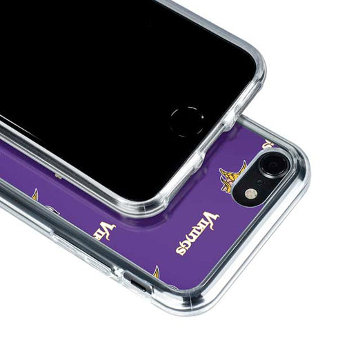 NFL Minnesota Vikings Blitz Series iPhone SE (2nd & 3rd Gen) Clear Case