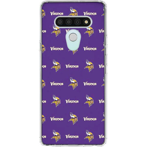 NFL Minnesota Vikings Blitz Series LG Stylo 6 Clear Case