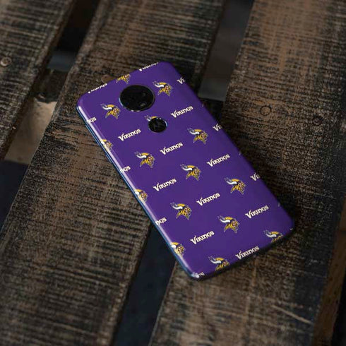 NFL Minnesota Vikings Blitz Series Moto E5 Plus Skin
